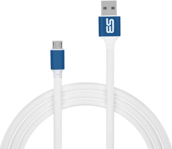 shopbucket Micro USB Cable 2 A 1 m Data Cable | Fast Charge & Transfer | Micro USB | Tangle Free | Durable QC 3.0, 1 Meter (Blue) Compatible with OPPO...