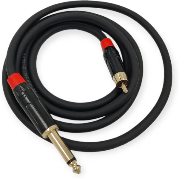 TZ SMART Mono Audio Cable 15 m RCA to 3.5mm Male Audio Cable 6.35 TS Mono