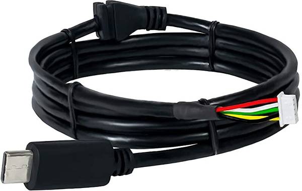 RARE Usb Type C Cable For Mantra Mfs100 Fingerprint Scanner (Black) Payment Device, Payment Device