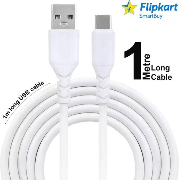 Flipkart SmartBuy Type C 1.2 m USB Type A to Type C 3.1 Amp Copper Wire Data Cable - Price History