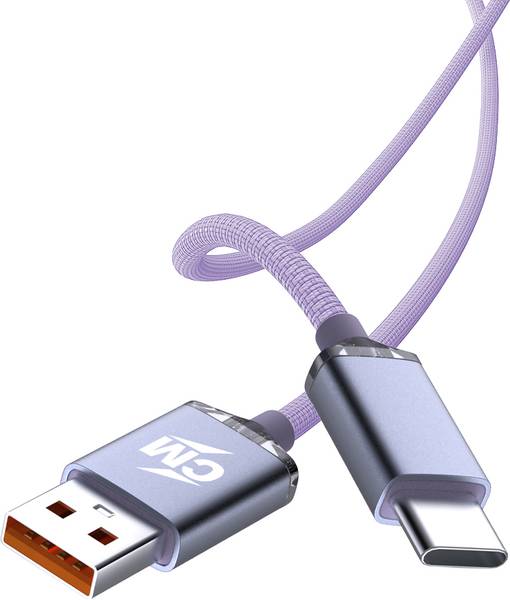 Callmate USB Type C Cable 2 A 2 m 55W Fast Charging and Data Cable ...