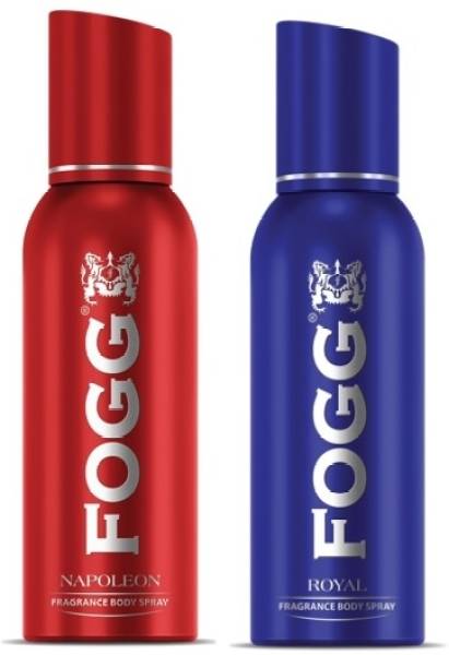 FOGG Royal + Napoleon - 175ml Each (Pack of 2) Body Spray - For Men