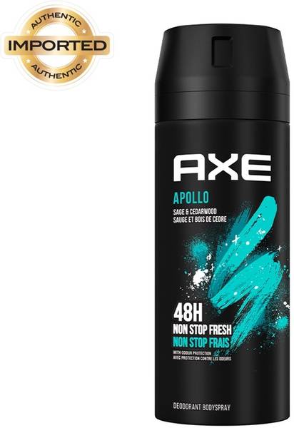 AXE Apollo Sage & Cedarwood Deodorant Body Spray for Men | Invigorating Scent Perfume Body Spray - For Men