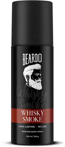 BEARDO Whisky Smoke Perfume Body Spray| No Gas | Long Lasting Deodorant Spray  -  For Men