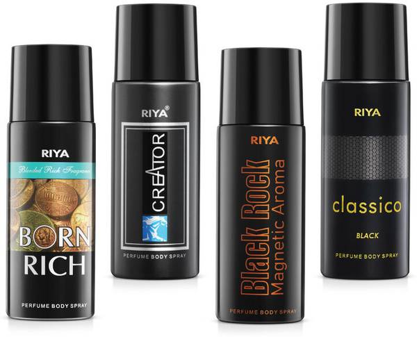 RIYA Born Rich Creator Black Rock Classico For Men Deodorant