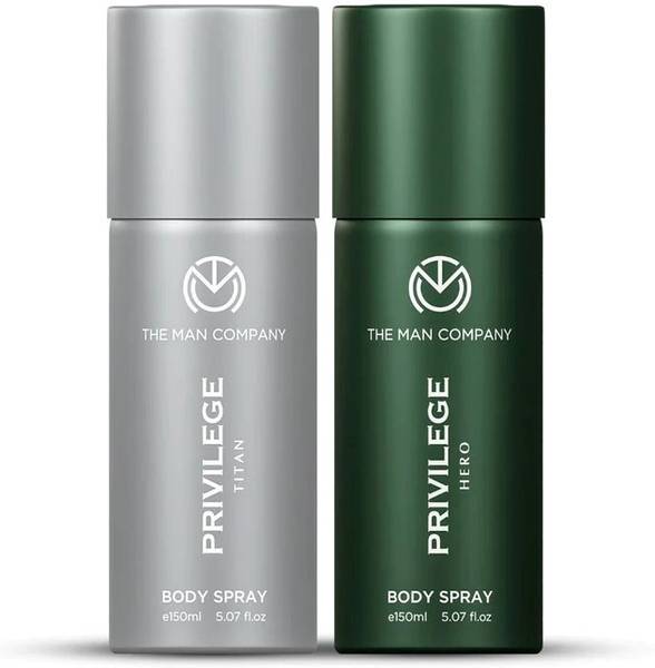 THE MAN COMPANY Privilege Titan & Hero Long Lasting Deodorant Body