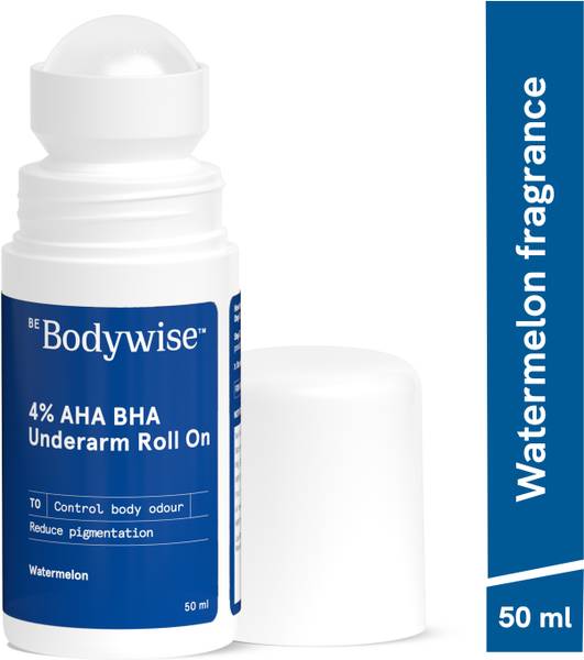 Be Bodywise 4% AHA BHA Underarm Roll On for Women | Fights Dark Underarms & Odour For Women Deodorant Roll-on - For Women