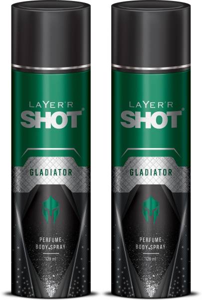 LAYER'R Shot Gladiator Deodorant Spray - For Men