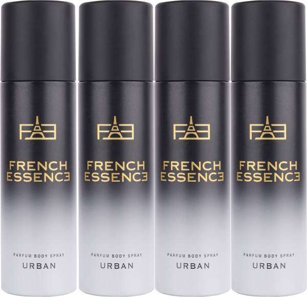 FRENCH ESSENCE Urban (120ml Each) No Gas Deodorant Spray - For Men