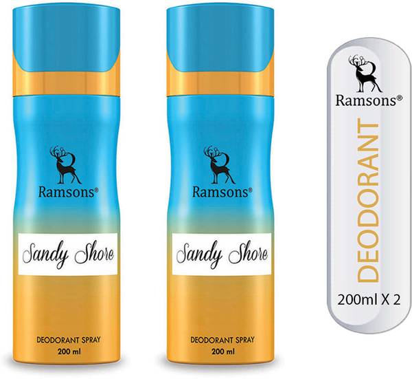 RAMSONS Sandy Shore Deodorant Spray - For Men & Women