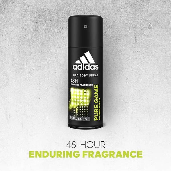 ADIDAS Pure Game Deodorant Spray - For Men & Women