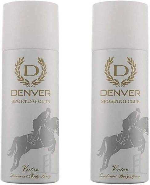 DENVER SPORTING CLUB VICTOR DEODORANT BODY SPRAY 165ML [PACK OF 2 ] Body Spray - For Men & Women