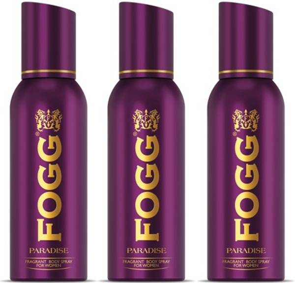 FOGG Paradise 175ml (Pack of 3) Body Spray - For Women