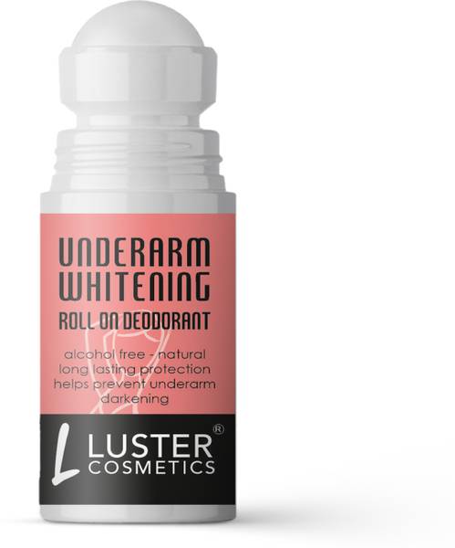 Luster Cosmetics Whitening Underarm Roll On Deodrant | Helps Brighten Armpits | Reduce Darkness| Deodorant Roll-on - For Men