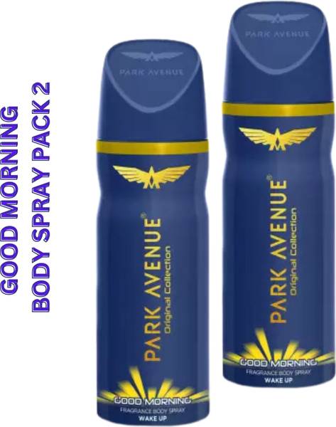 PARK AVENUE good morning perfume pack2-150ml*2 Deodorant Spray - For Men & Women