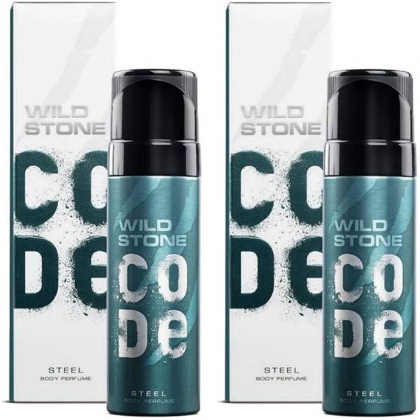 Wild Stone Code Steel Combo Body Spray - For Men