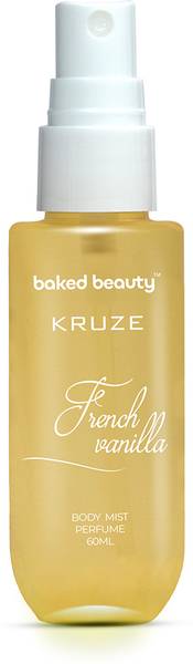 BAKED BEAUTY Kruze French Vanilla Body Mist Refreshing Long Lasting Gourmet Fragrance Body Mist - For Women