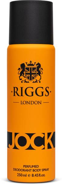 RIGGS LONDON Perfumed Deodorant Body Spray -Jock 250ml Deodorant Spray - For Men & Women
