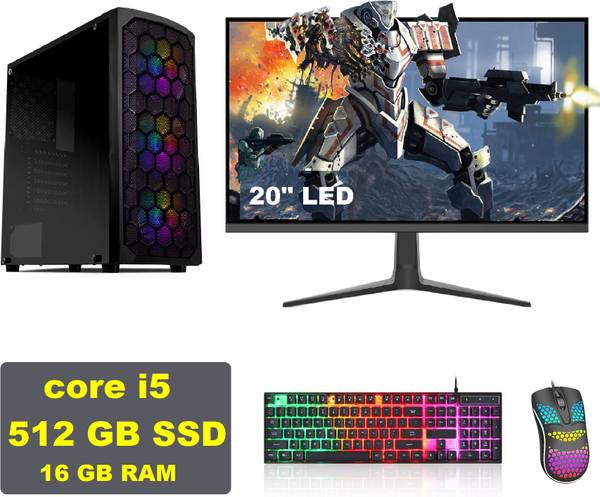 ENTWINO Intel Core i5 (16 GB / 512 GB / Windows 11) Assembled Desktop Computer