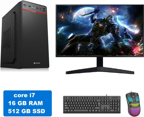 DZAB Core i7 (16 GB / 512 GB / Windows 11) Assembled Desktop Computer