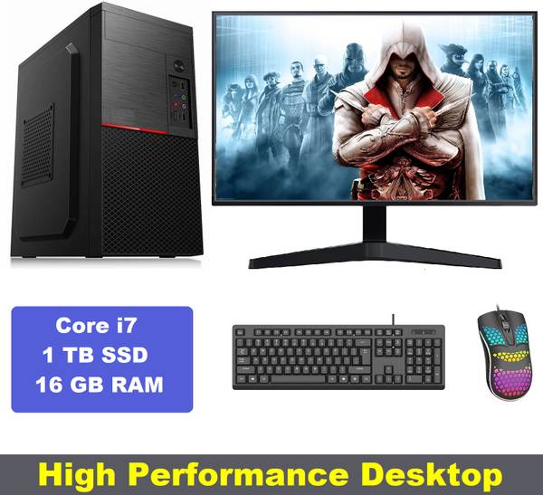 DZAB Core i7 (16 GB / 1 TB / Windows 11) Assembled Desktop Computer