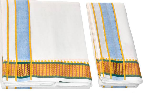 TUNI MANI PANCHAKACHAM Self Design Men Dhoti