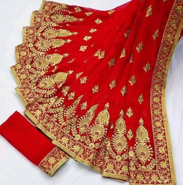 Radheradhey Embroidered Bollywood Georgette Saree