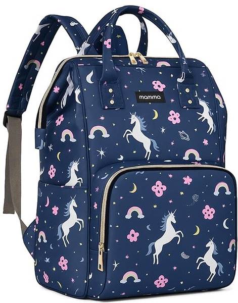 MAMMA Baby Diaper Bags for Mom for Travel 12 Pockets Baby Diaper Bags with 9 Months Warranty