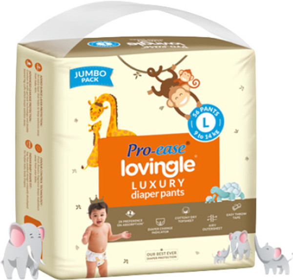 Pro-ease Lovingle Premium Luxury Diaper Pants - L