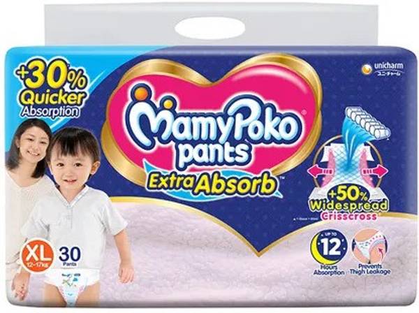 MamyPoko Extra Absorb Pants XL 30 XL Price History