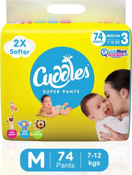 Cuddles - Super Pants Style Diaper - M