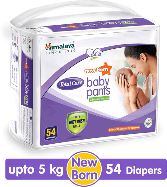 HIMALAYA Total Care Baby Pants New Born 54 Count - New Born