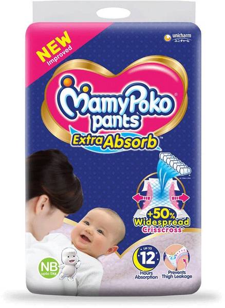 MamyPoko Moko Pants Diaper New Born - (28) - New Born