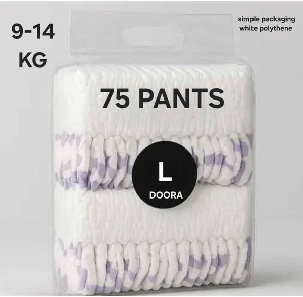 Doora Baby Diaper Pants Double Layer Leakage Protection High Absorb Technology - L
