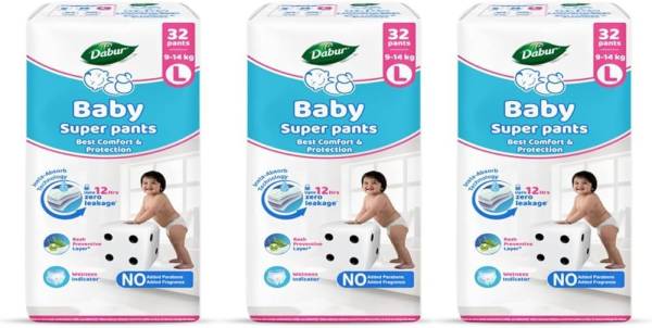 Dabur BABY SUPER PANTS LARGE 96 PACK S SIZE PACK - L