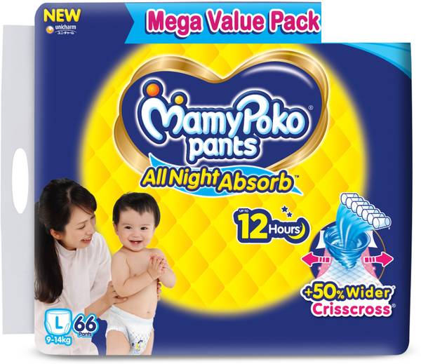 MamyPoko Pants All Night Absorb L66 - L