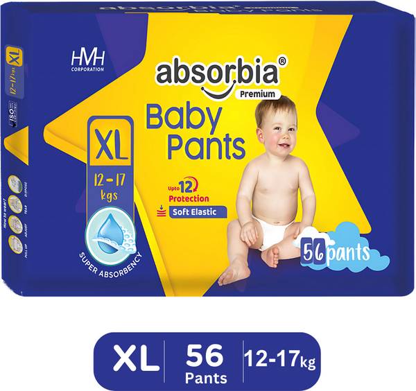 ABSORBIA Jumbo Baby Pants | Extra Large | 12-17 Kgs| Pack of 1 - XL