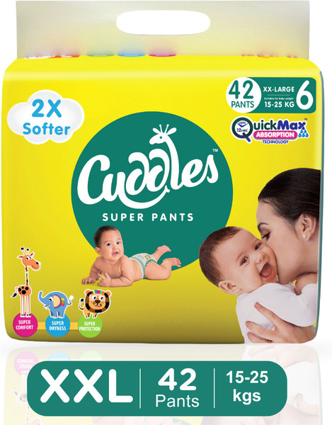 Cuddles - Super Pants Pant Style Diaper - XXL