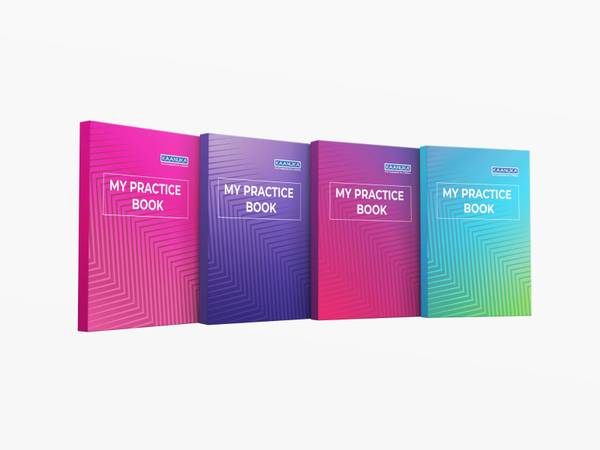 Kaanuka Unruled Long Notebook Exercise Book Practice Book Regular Notebook Unruled 192 Pages