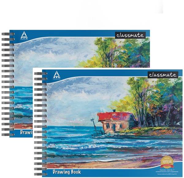 Classmate Drawing book Regular Notebook Un-ruled(27.5cmx34.7cm) 40 Pages