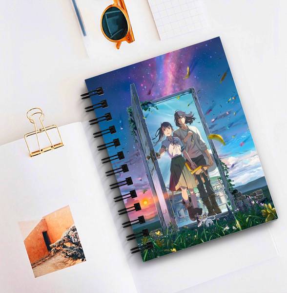 DI-KRAFT Wiro Binding | Spiral Diary Notebook For Office Use | Gift (5*7 Inch, 160 Pages) A5 Diary Unruled 160 Pages