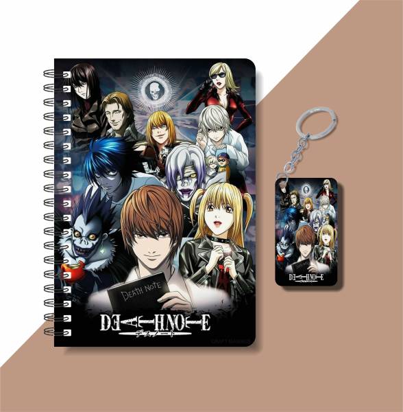 craft maniacs DEATH ANIME 2023 NOTEBOOK COLLECTION A5 Notebook RULED 160 Pages