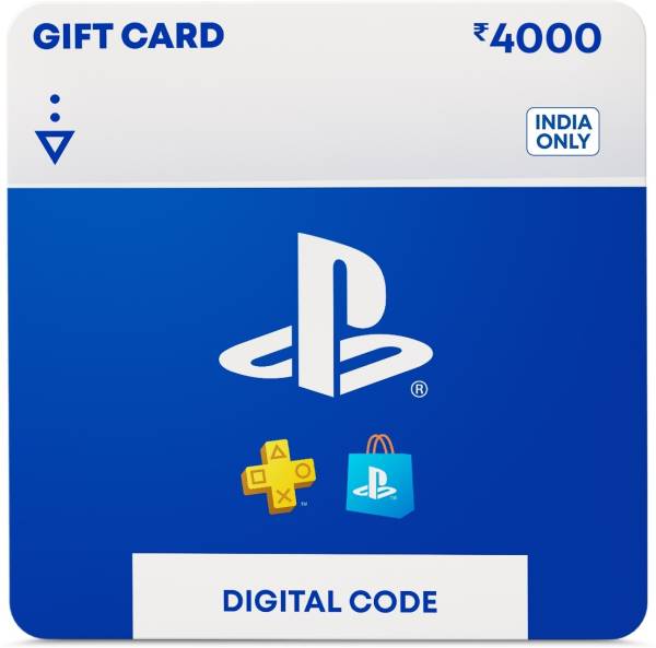 SONY PlayStation Store Gift Card 4000 INR (Email Delivery - Digital Voucher Code)