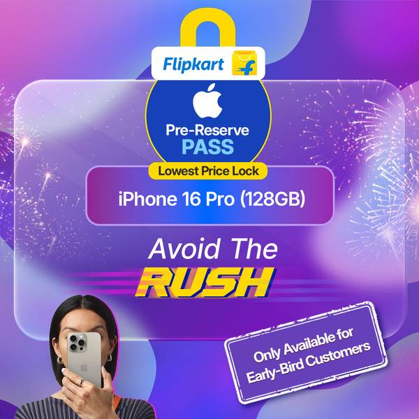 Apple iPhone 16 Pro(128GB) Lowest Price Lock Pre-Reserve Pass