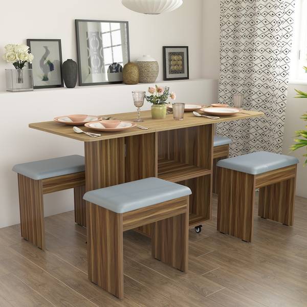 Studio Kook Bonbon Engineered Wood 4 Seater Dining Table