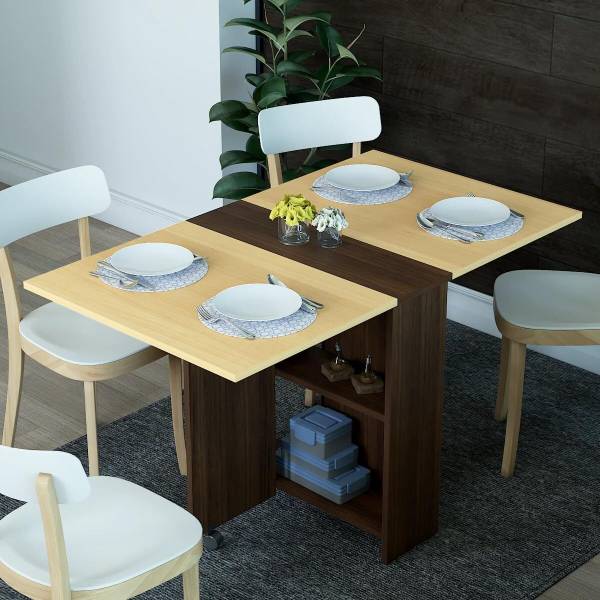 Buildream Solid Wood 6 Seater Dining Table