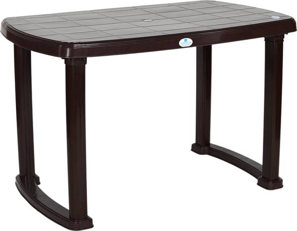 6 seater plastic best sale dining table price