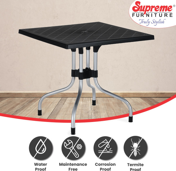 Supreme Furniture Olive Plastic 4 Seater Dining Table