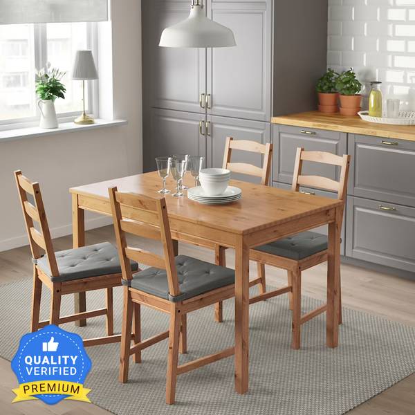 IKEA Solid Wood 4 Seater Dining Table