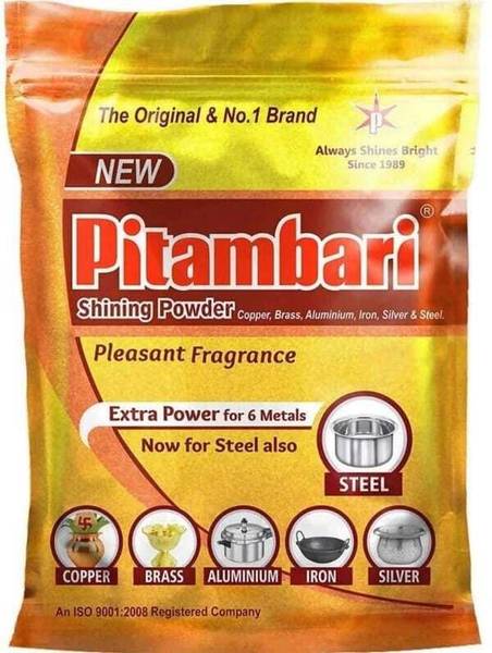 Flimora Pitambari Shining Powder For Copper, Brass, Aluminium, Iron, Silver & Steel Dishwashing Detergent
